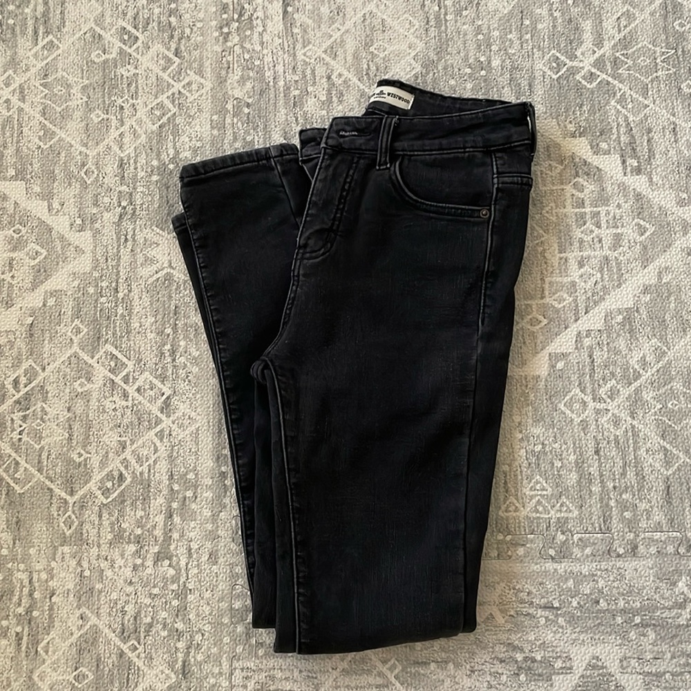 Fleece-lined skinny jeans — Size 26